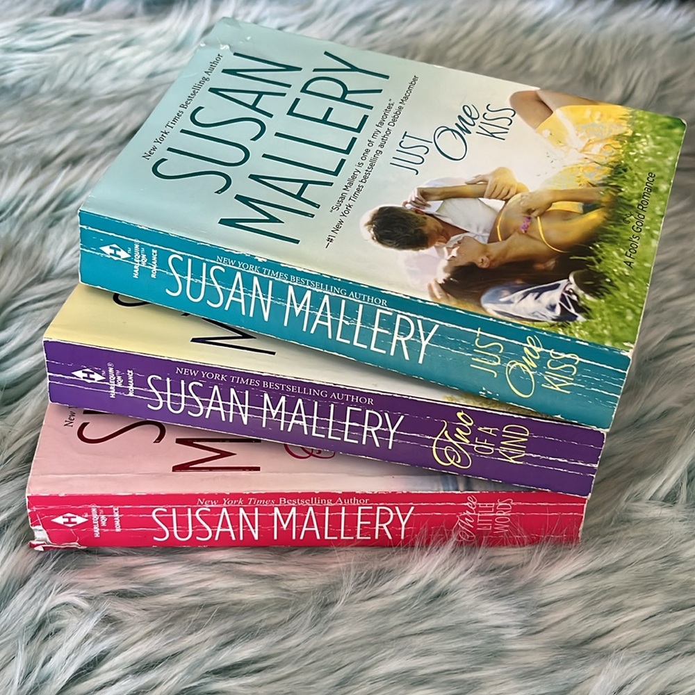 3 Susan Mallery “Fools Gold Romance” series novels